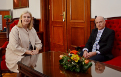 2 February 2018 Secretary General Svetislava Bulajic and Secretary General Aleksandar Jovicevic